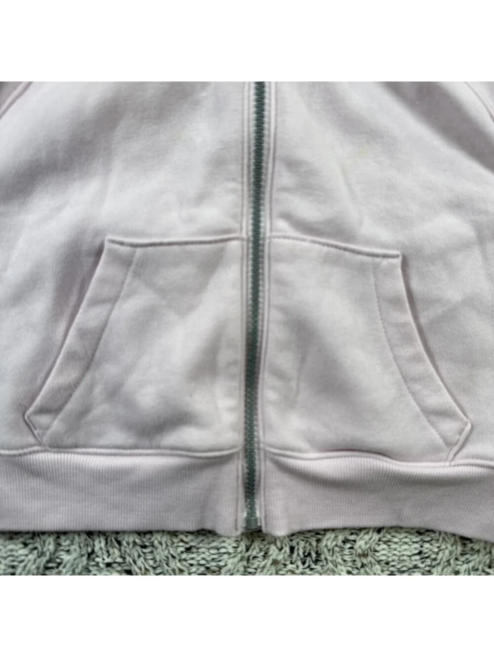 All In Motion Girls Full Zip Hoodie S 6 7 Lavender Athletic Sweatshirt